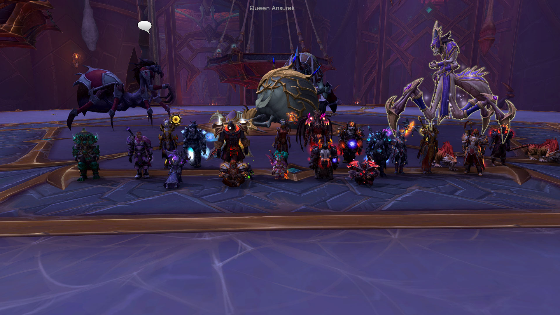 Queen Ansurek first-kill screenshot